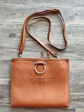 Sapahn Leather Crossbody Bag.